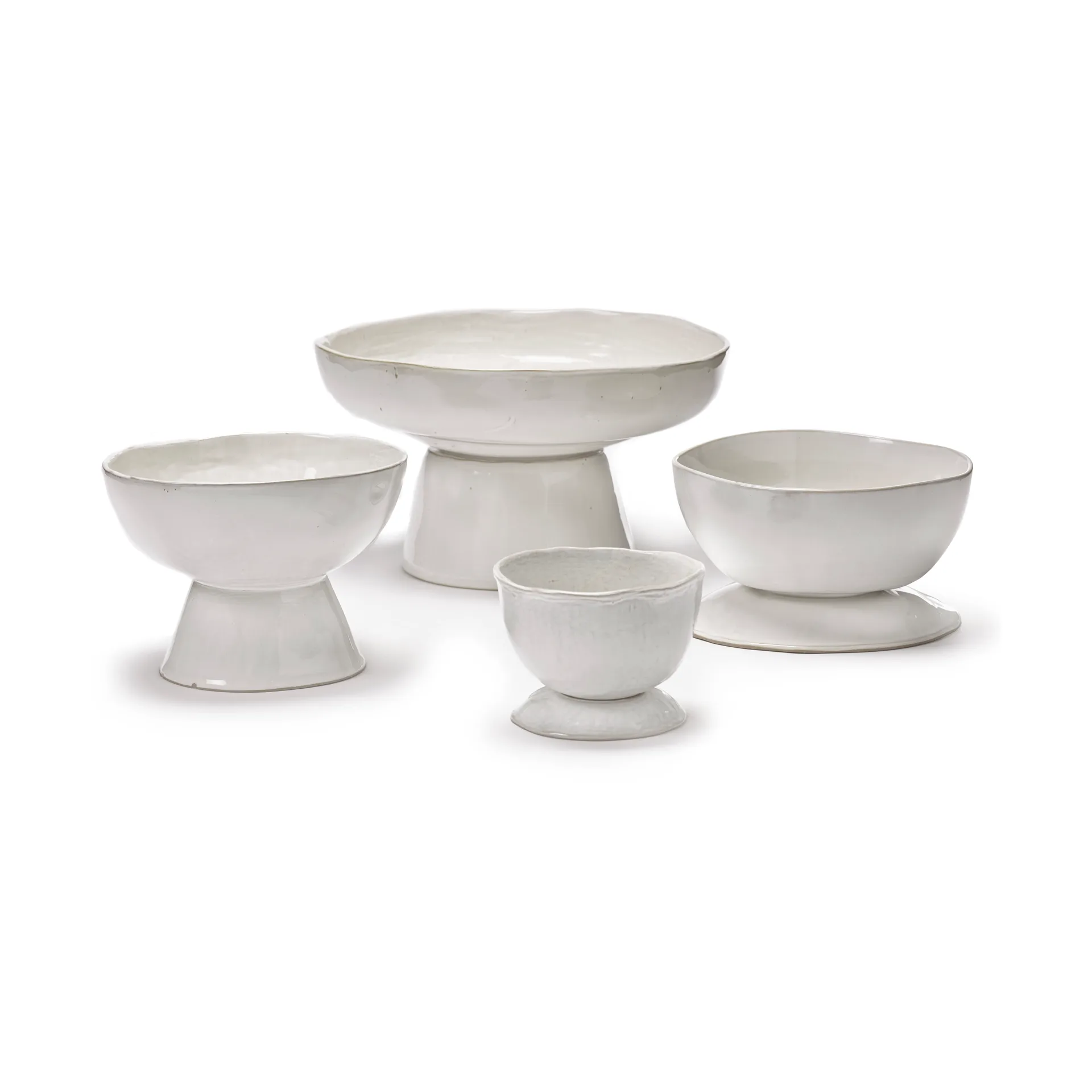 Πιάτο σερβιρίσματος La Mère σε βάση, Off white Serax