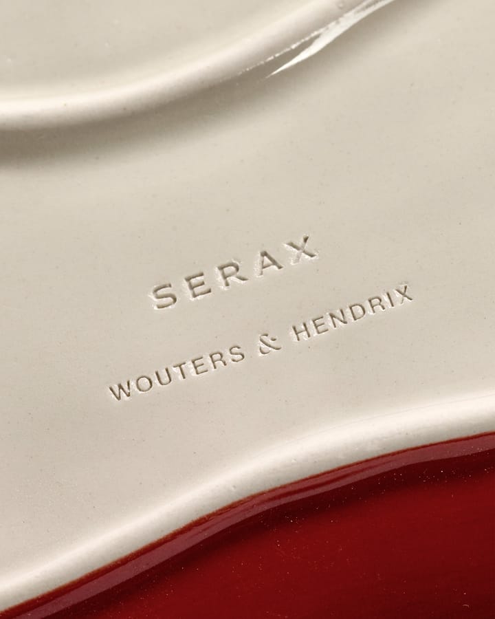 Les Objets Mouleversants δίσκος M, Red-white Serax