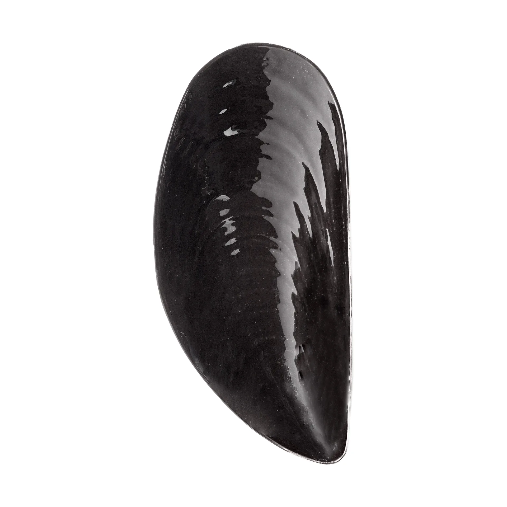 Les Objets Mouleversants Marcel schaal M 14x30,5 cm, Black Serax
