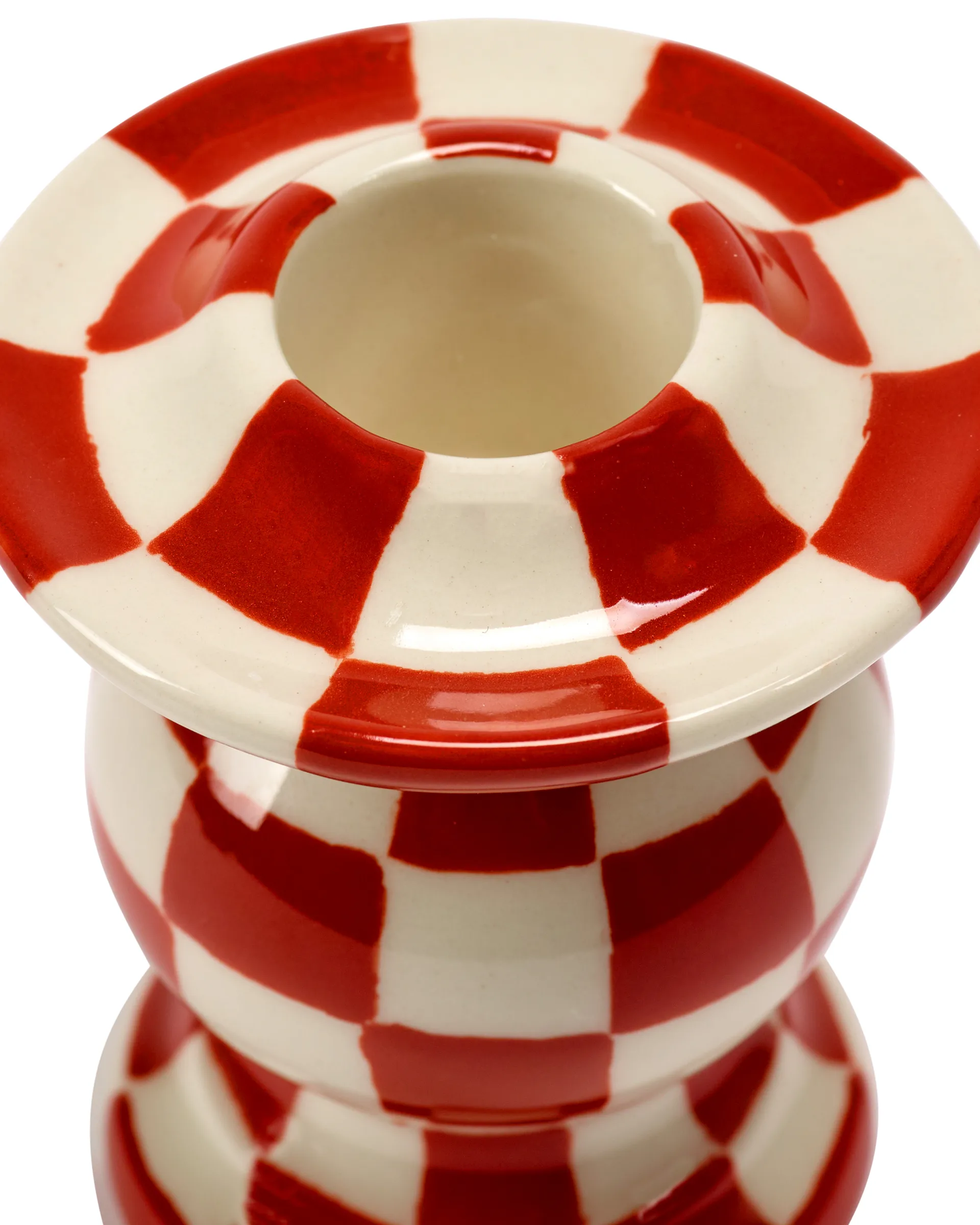 Les Objets Mouleversants N°2 κηροπήγιο, Red-white Serax
