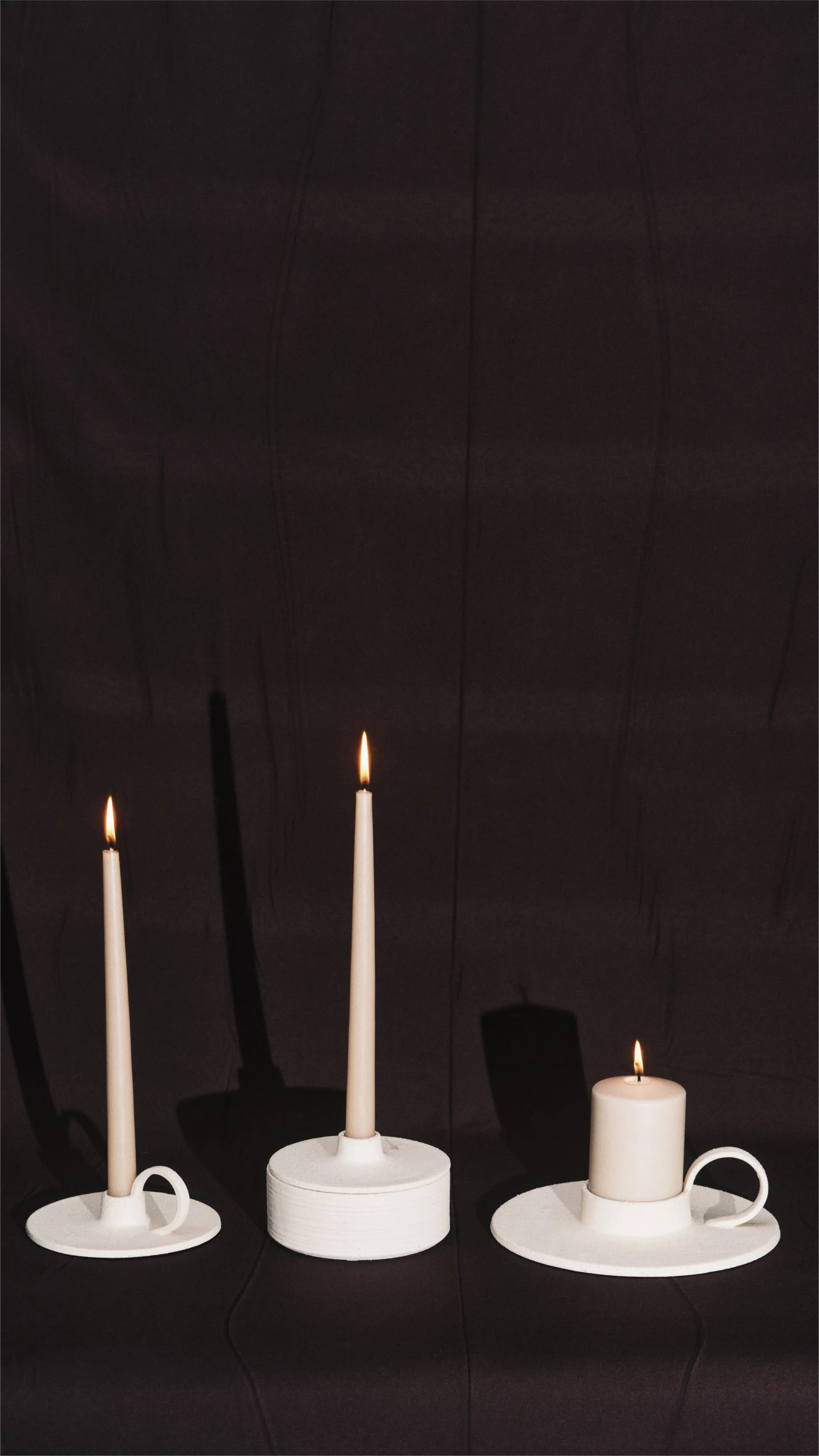 Mira κηροπήγιο L, Μπεζ Serax