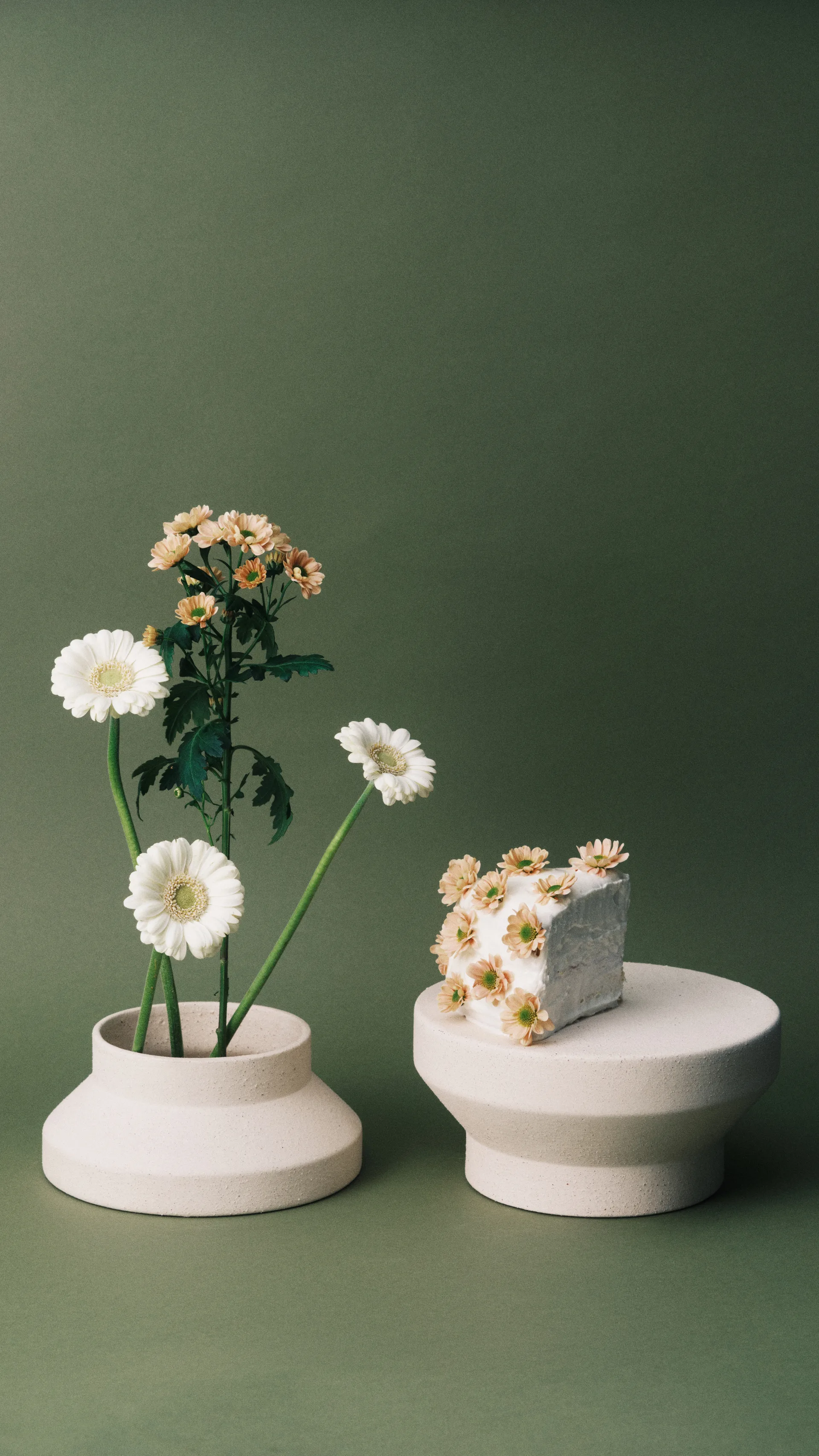 Mira βάζο/πιατέλα L, Μπεζ Serax