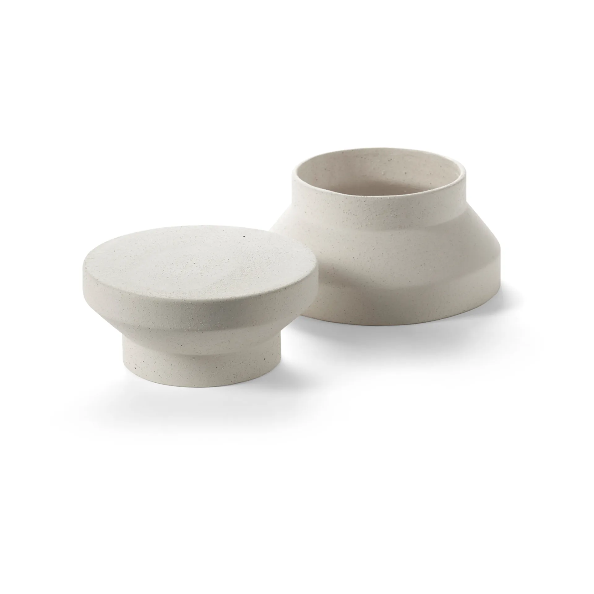 Mira βάζο/πιατέλα S, Μπεζ Serax