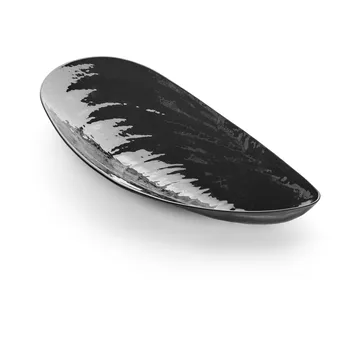 Τα αντικείμενα Mouleversants Marcel schaal L 21,5x46 cm - Black - Serax