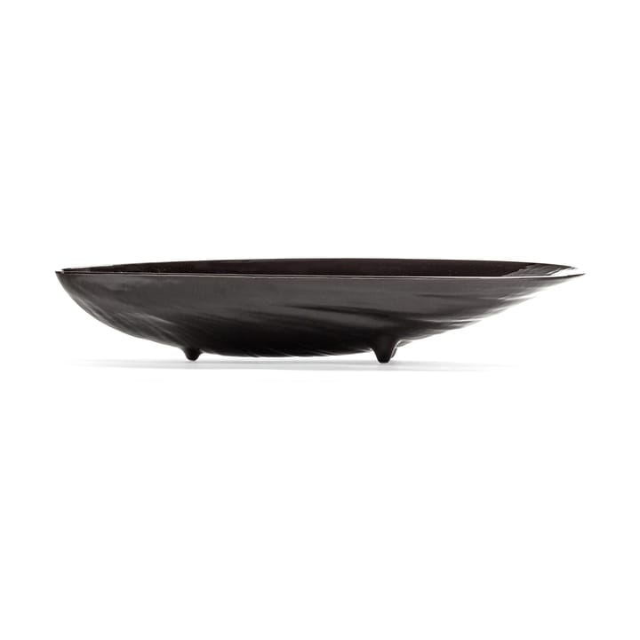 Τα αντικείμενα Mouleversants Marcel schaal L 21,5x46 cm, Black Serax