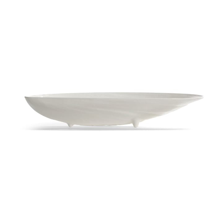 Τα αντικείμενα Mouleversants Marcel schaal L 21,5x46 cm, Λευκό Serax