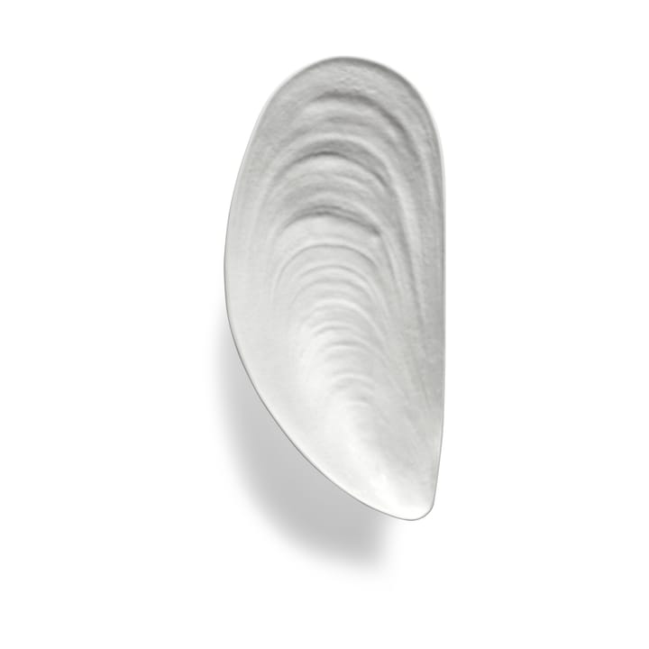 Τα αντικείμενα Mouleversants Marcel schaal L 21,5x46 cm, Λευκό Serax
