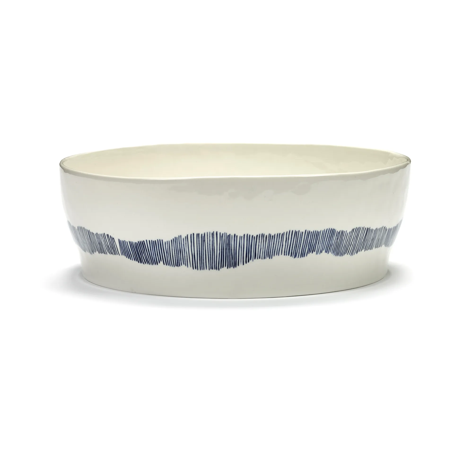 Ottolenghi Feast μπολ σαλάτας Ø27,5 cm, White stripes-blue Serax
