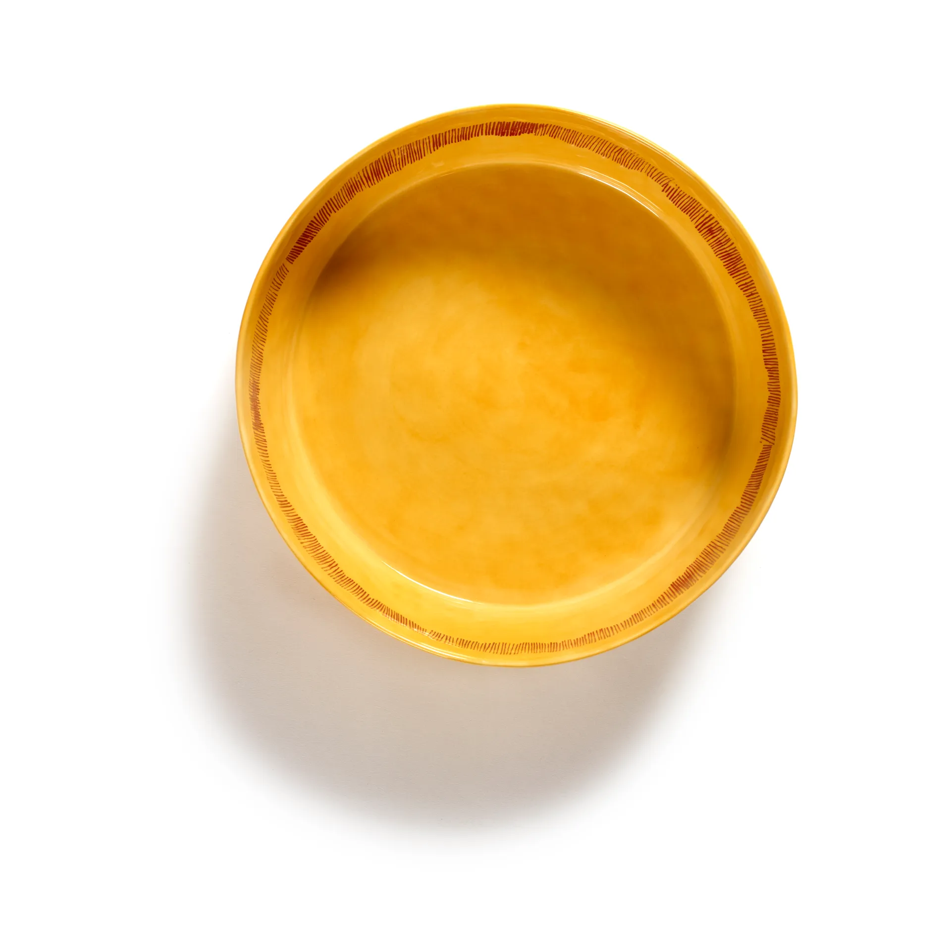 Ottolenghi Feast μπολ σαλάτας Ø27,5 cm, Yellow stripes-red Serax