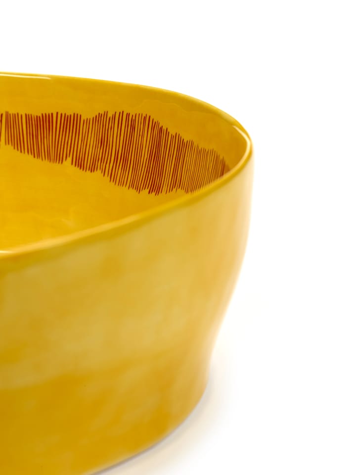 Ottolenghi Feast μπολ σαλάτας Ø27,5 cm, Yellow stripes-red Serax