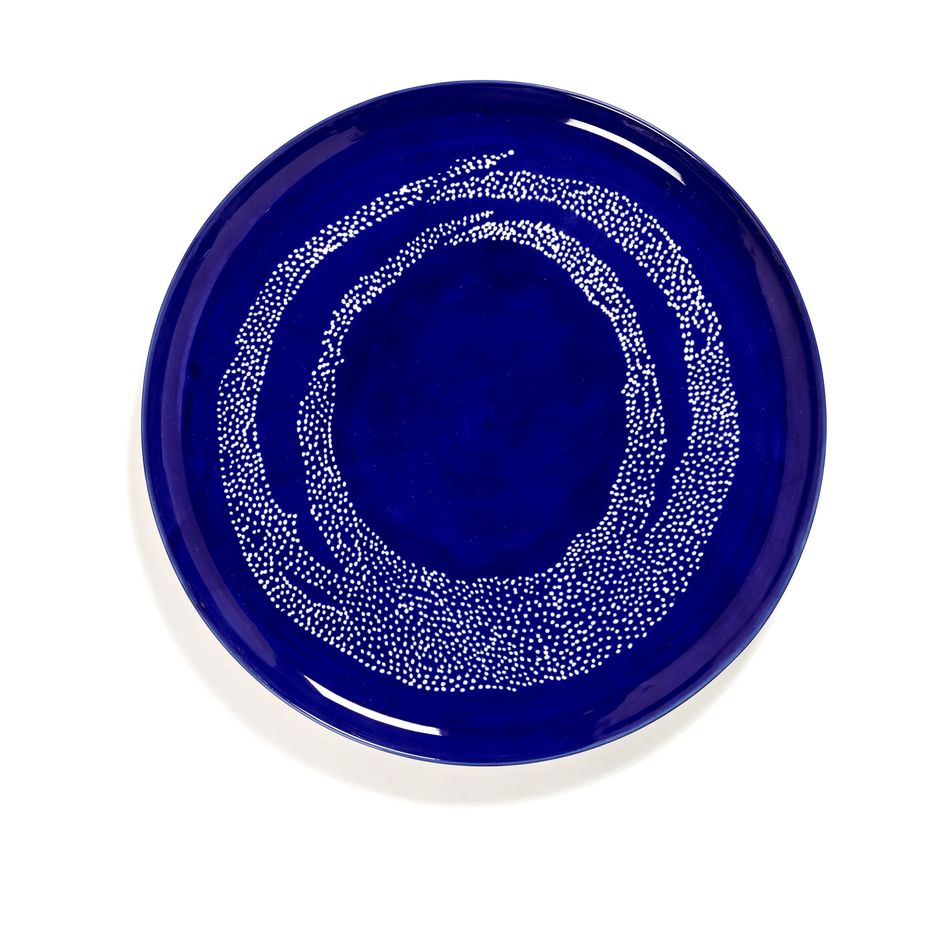 Ottolenghi Feast πιατέλα σερβιρίσματος Ø35 cm, Dark blue dots-white Serax