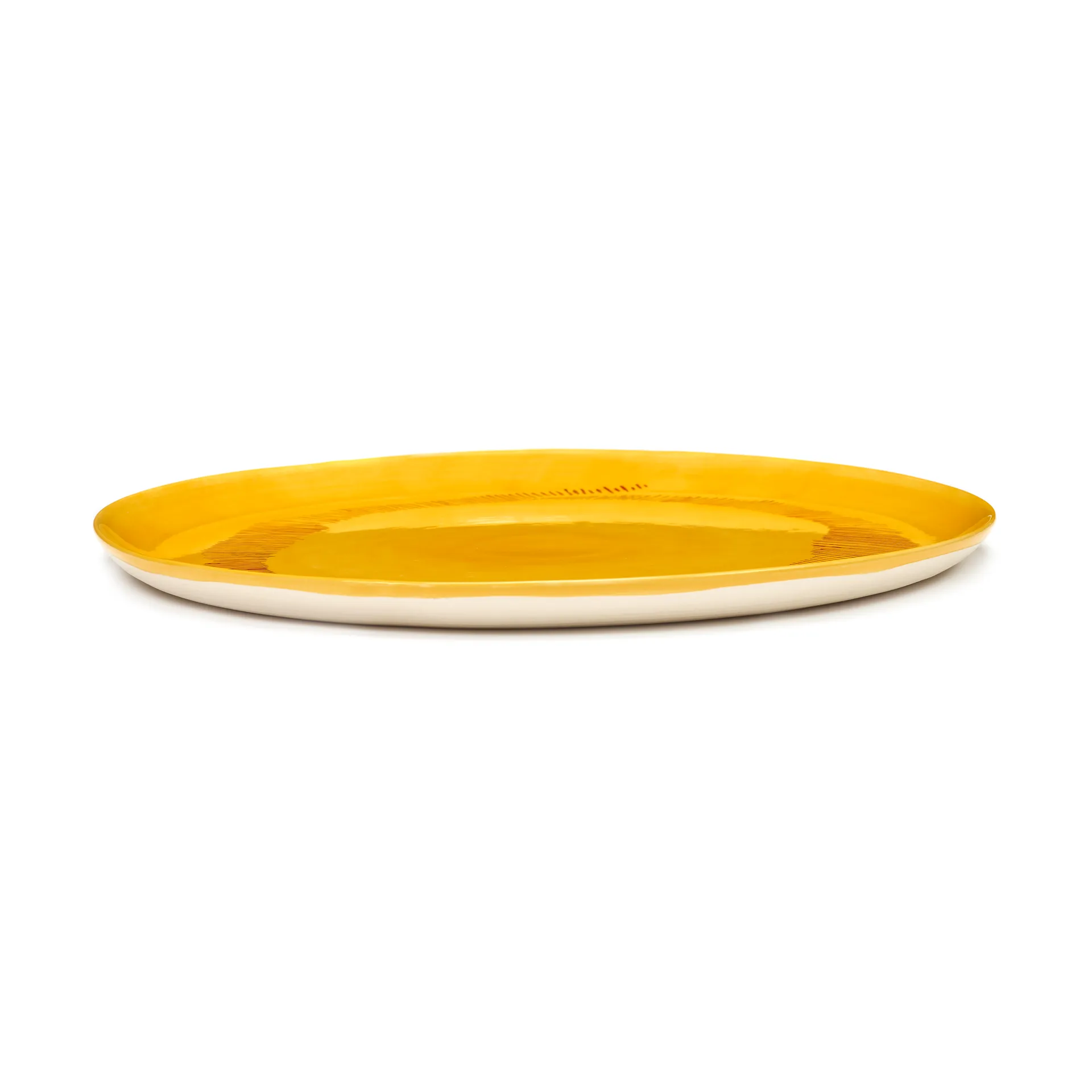 Ottolenghi Feast πιατέλα σερβιρίσματος Ø35 cm, Yellow stripes-red Serax
