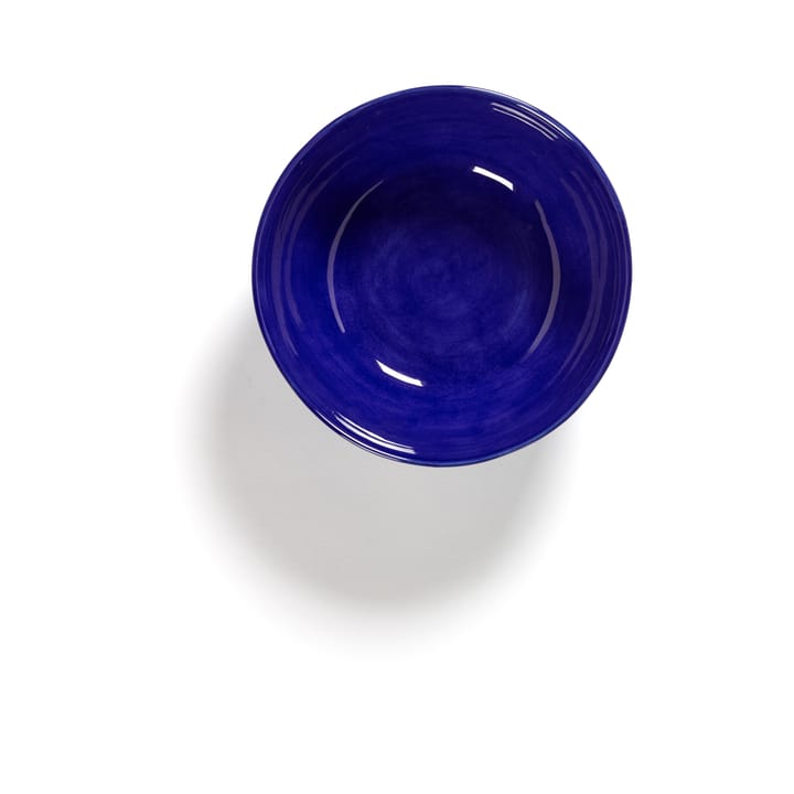 Ottolenghi Feast μπολ L Ø17 cm συσκευασία 4 τεμαχίων, Dark blue stripes-white Serax