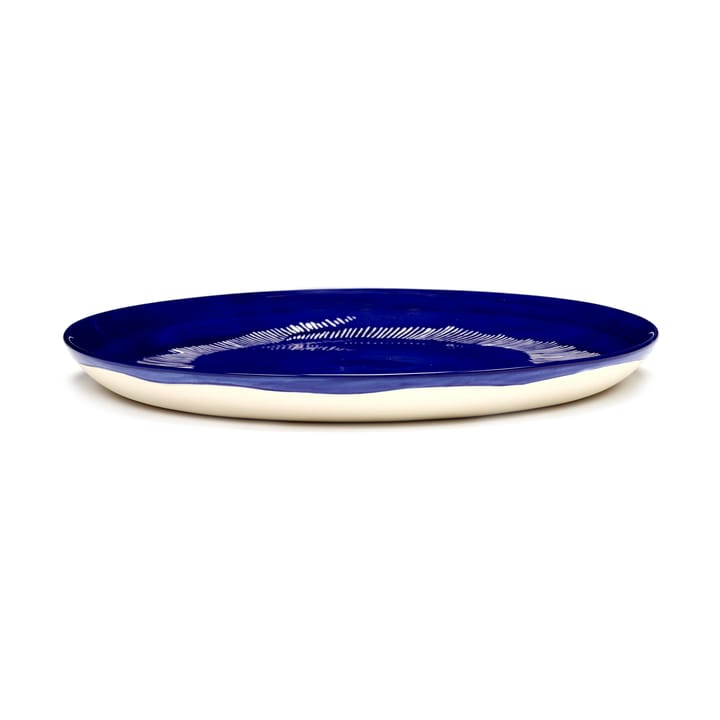 Ottolenghi Feast πιάτο M Ø22,5 cm συσκευασία 2 τεμαχίων, Dark blue stripes-white Serax