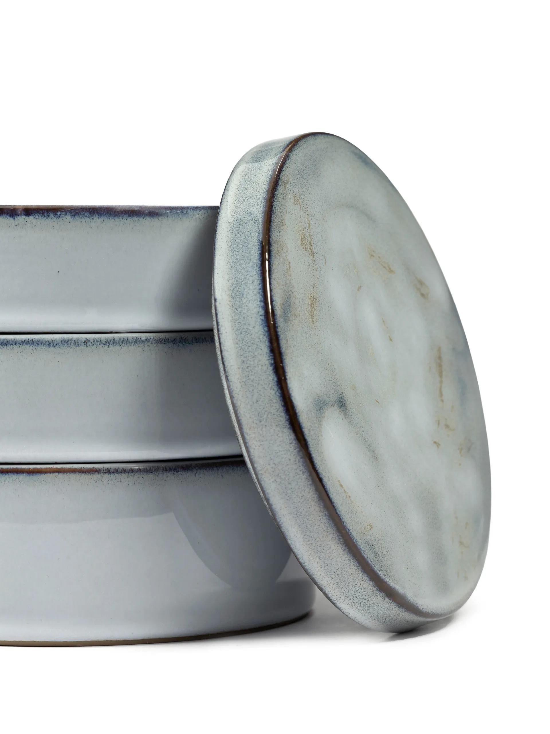 Μπολ, Pure, 3 τεμάχια στοιβαζόμενα 14 εκ, Μπλε Serax