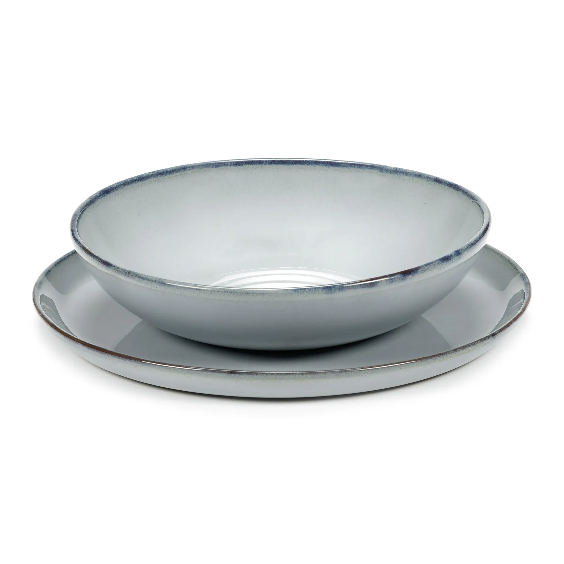 Pure Blue Glazed βαθύ πιάτο Ø19,5 cm, μπλε Serax