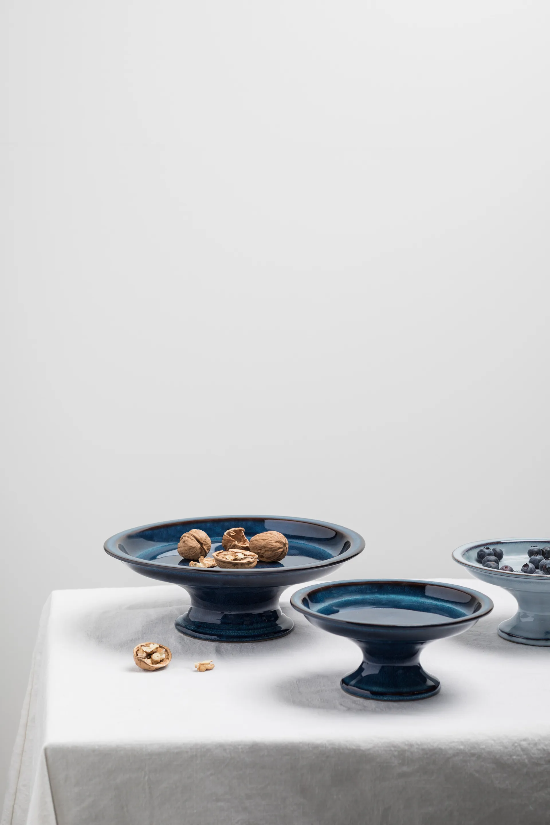 Πιάτο για κέικ, Pure, με σμάλτο, S 16,5 εκ, Μπλε Serax