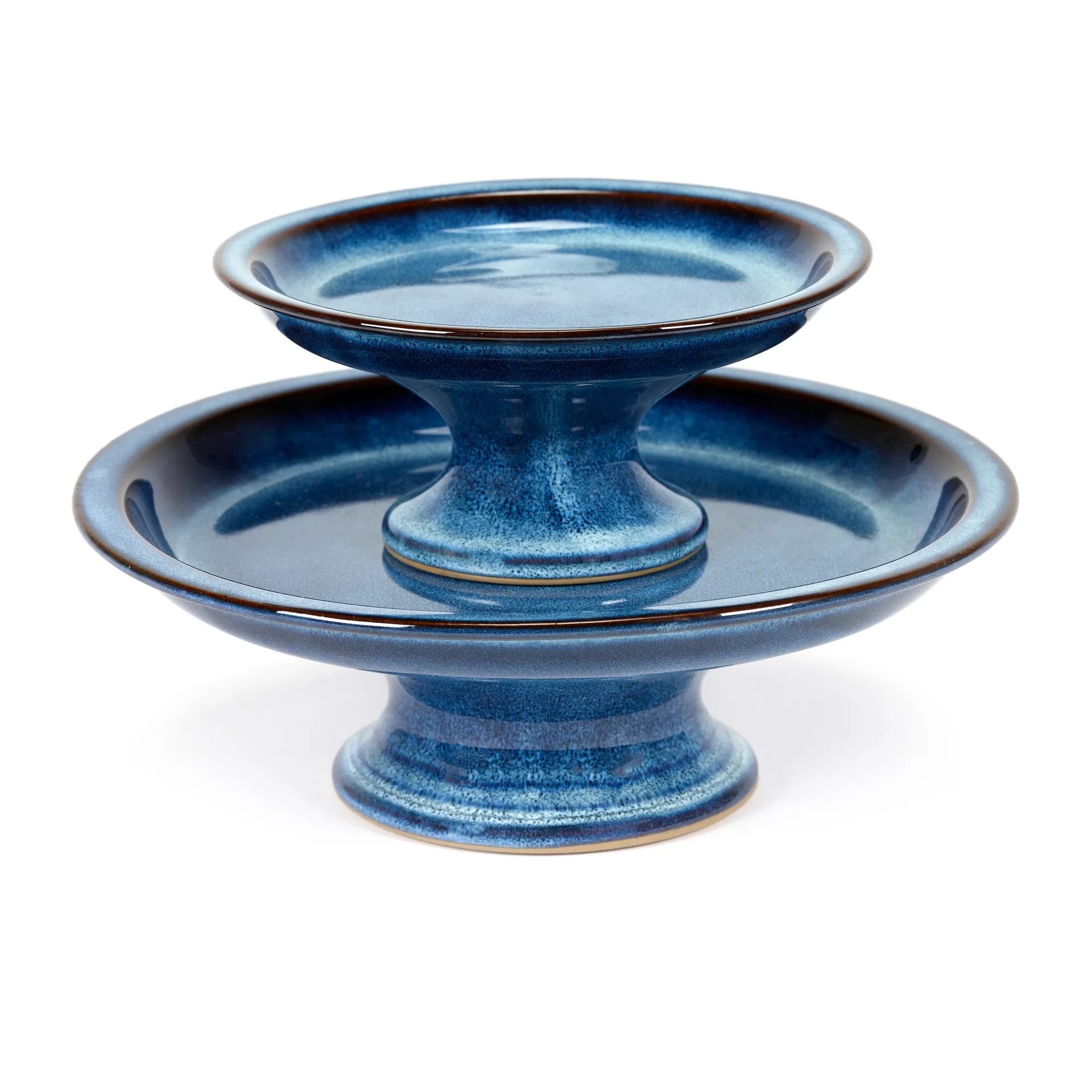 Πιάτο για κέικ, Pure, με σμάλτο, S 16,5 εκ, Σκούρο μπλε Serax