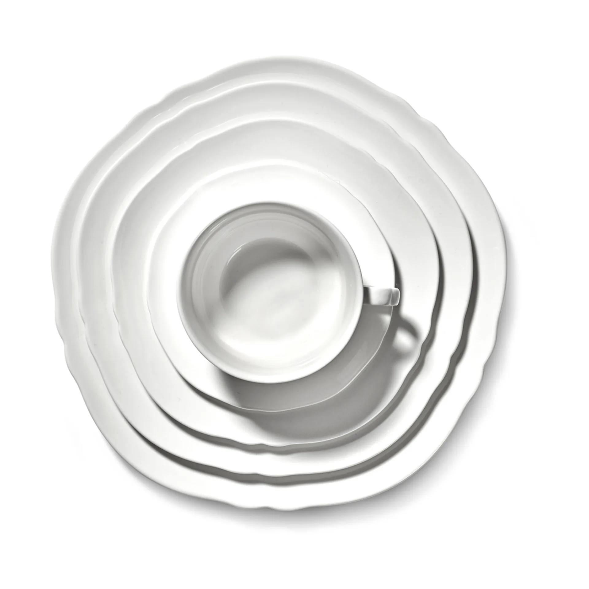 Silhouette φλιτζάνι καφέ 19 cl 4 τεμαχίων, Λευκό Serax