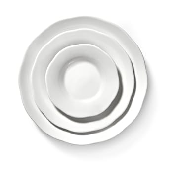Silhouette βαθύ πιάτο πλευράς L Ø18,5 cm - White - Serax