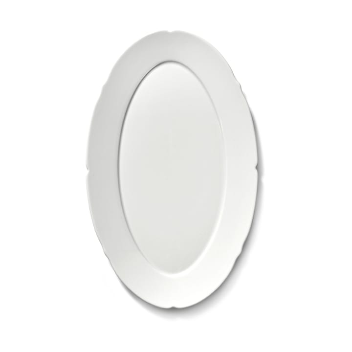 Silhouette οβάλ πιάτο M 15x24,5 cm, Λευκό Serax