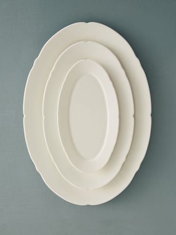 Silhouette οβάλ πιάτο M 15x24,5 cm - Λευκό - Serax