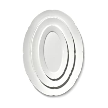 Silhouette οβάλ πιάτο M 15x24,5 cm - Λευκό - Serax