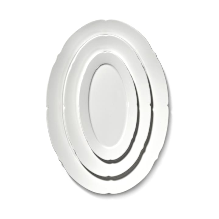 Silhouette οβάλ πιάτο M 15x24,5 cm, Λευκό Serax