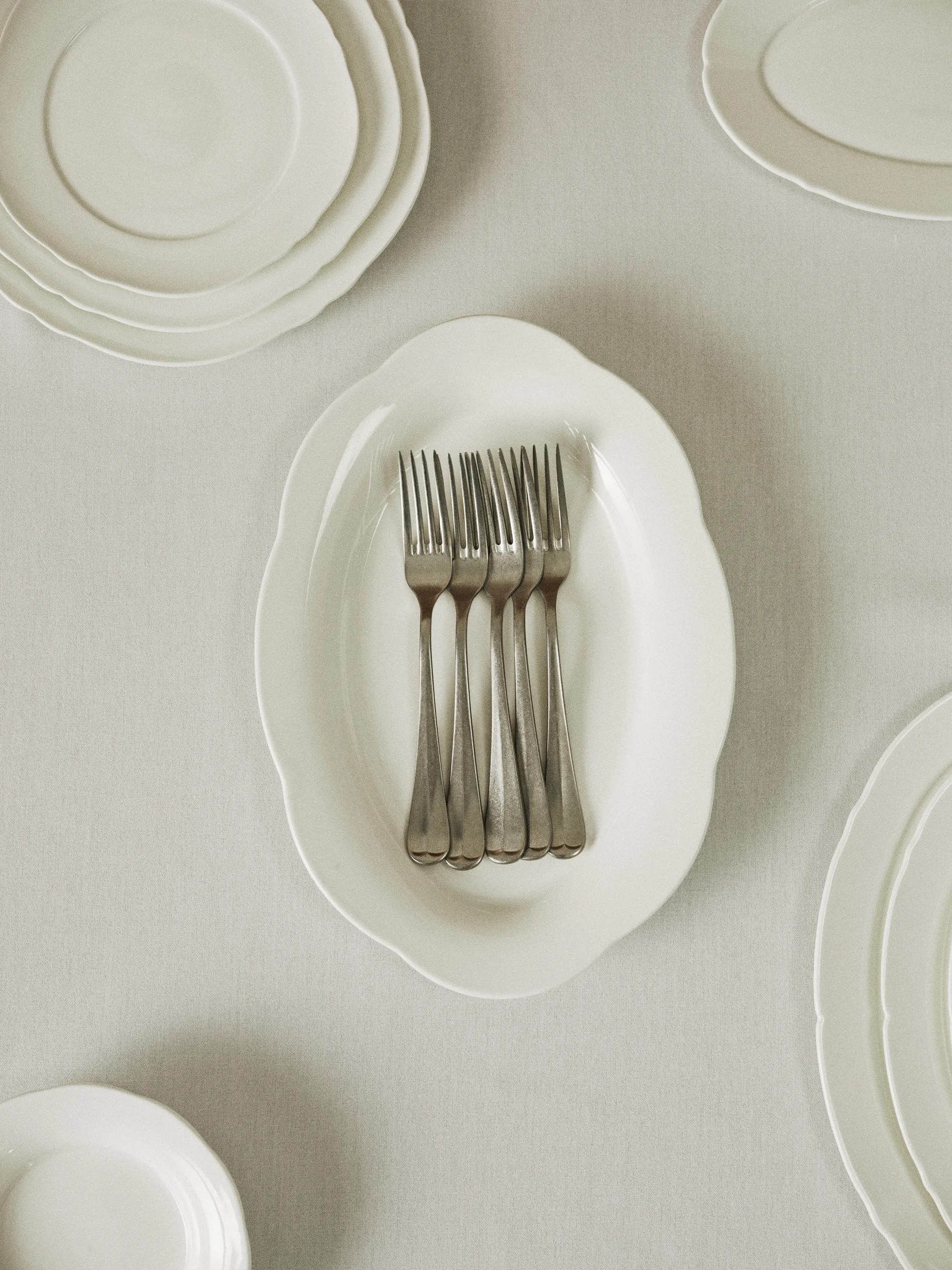 Silhouette oval djup πιάτο M 15x24,5 εκ. 2 τεμαχίων, Λευκό Serax