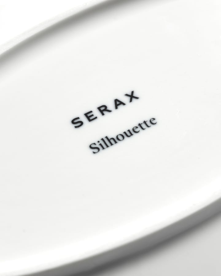 Silhouette oval djup πιάτο S 10x18,5 cm, Λευκό Serax