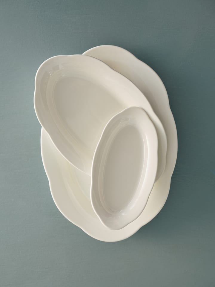 Silhouette oval djup πιάτο S 10x18,5 cm, Λευκό Serax