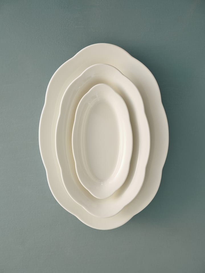 Silhouette oval djup πιάτο S 10x18,5 cm, Λευκό Serax