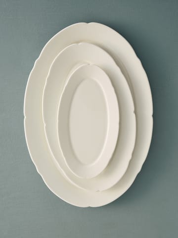 Silhouette oval πιάτο L 21x30 cm - Λευκό - Serax