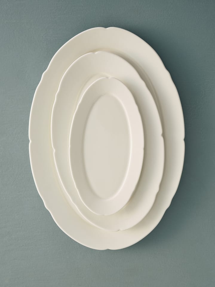 Silhouette oval πιάτο L 21x30 cm, Λευκό Serax