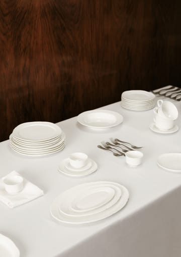 Silhouette oval πιάτο L 21x30 cm - Λευκό - Serax