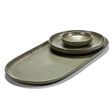 Surface πιάτο τάπας 17x35.5 cm - πράσινο παραλλαγής - Serax
