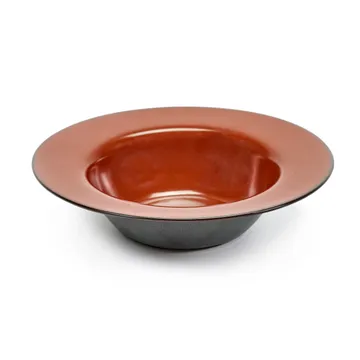 Terres de Rêves βαθύ πιάτο 21,3 cm - σκουριά-φιμέ μπλε - Serax