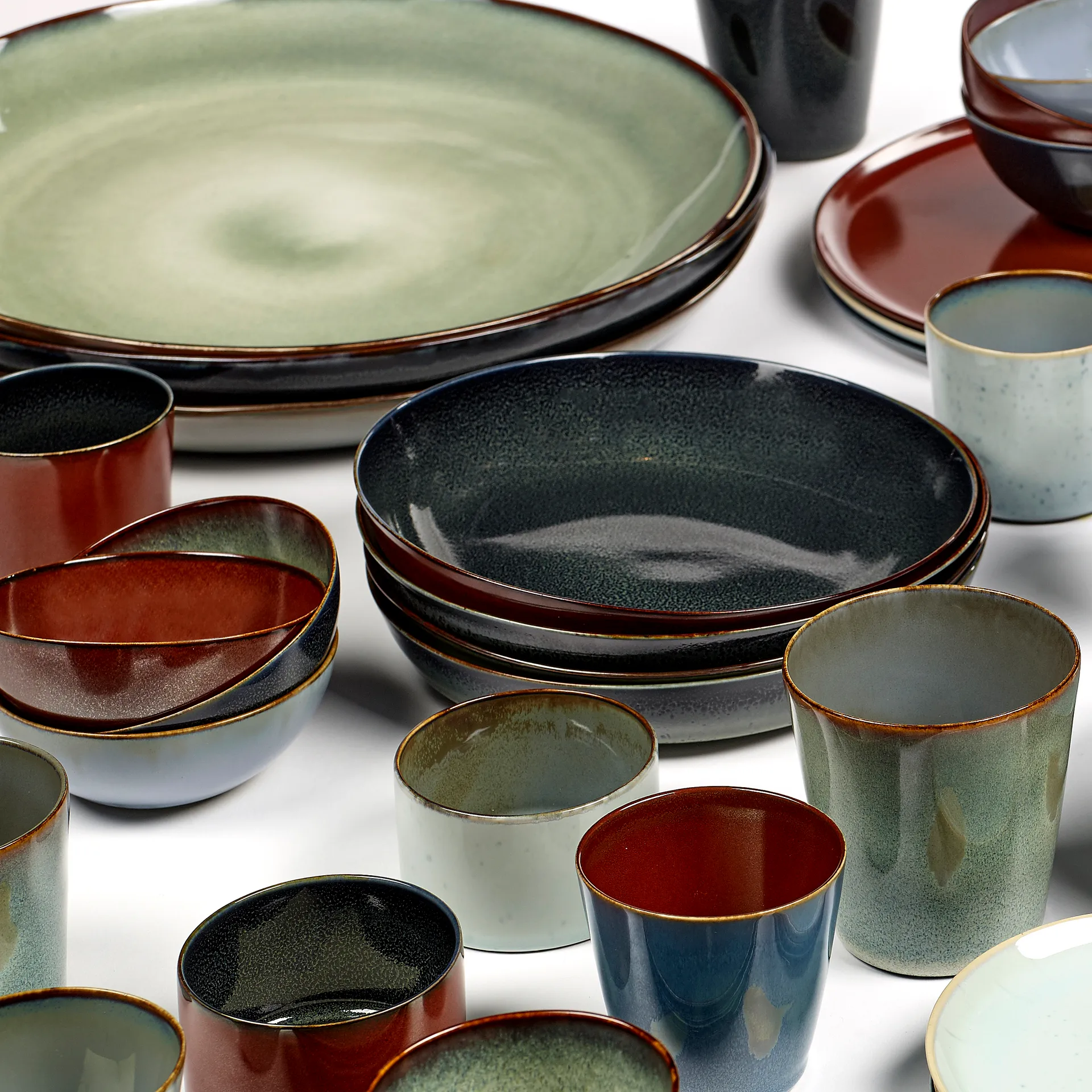 Terres de Rêves κούπα M, θαμπό γκρι-μπλε του καπνού Serax