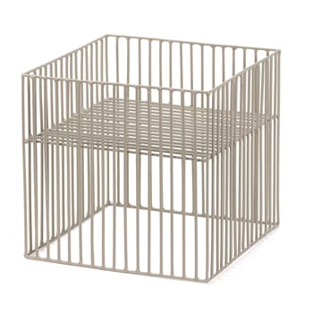 Καλάθι, Turn, τετράγωνο 22x22 εκ - Γκρι - Serax