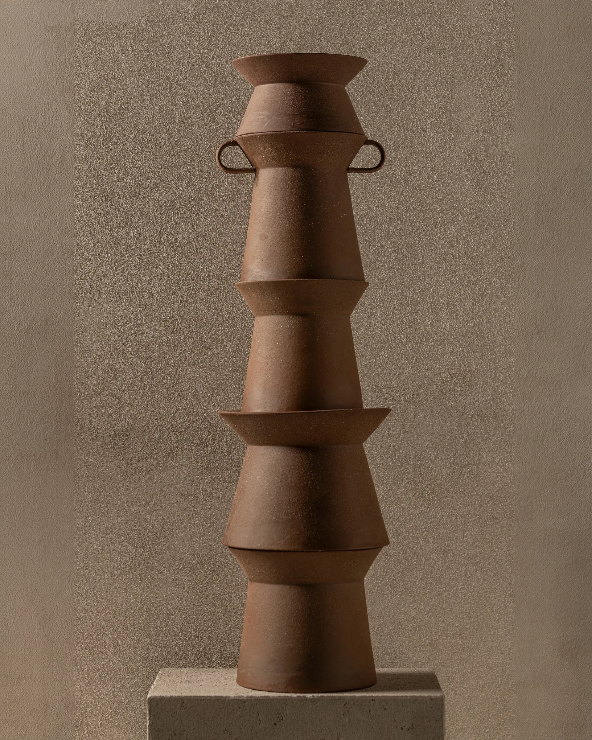 Urban 03 βάζο S 18,5 cm, Red-brown Serax