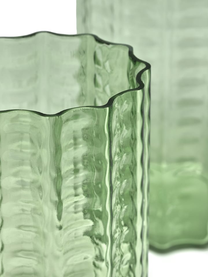 Waves 02 βάζο 28 cm, Green-clear Serax