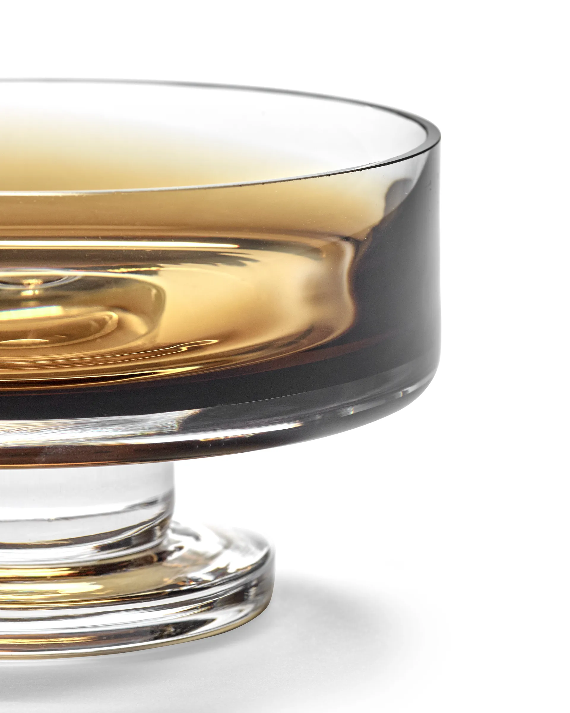 Zuma χαμηλό μπολ με βάση M Ø13,6 εκ., Amber Serax