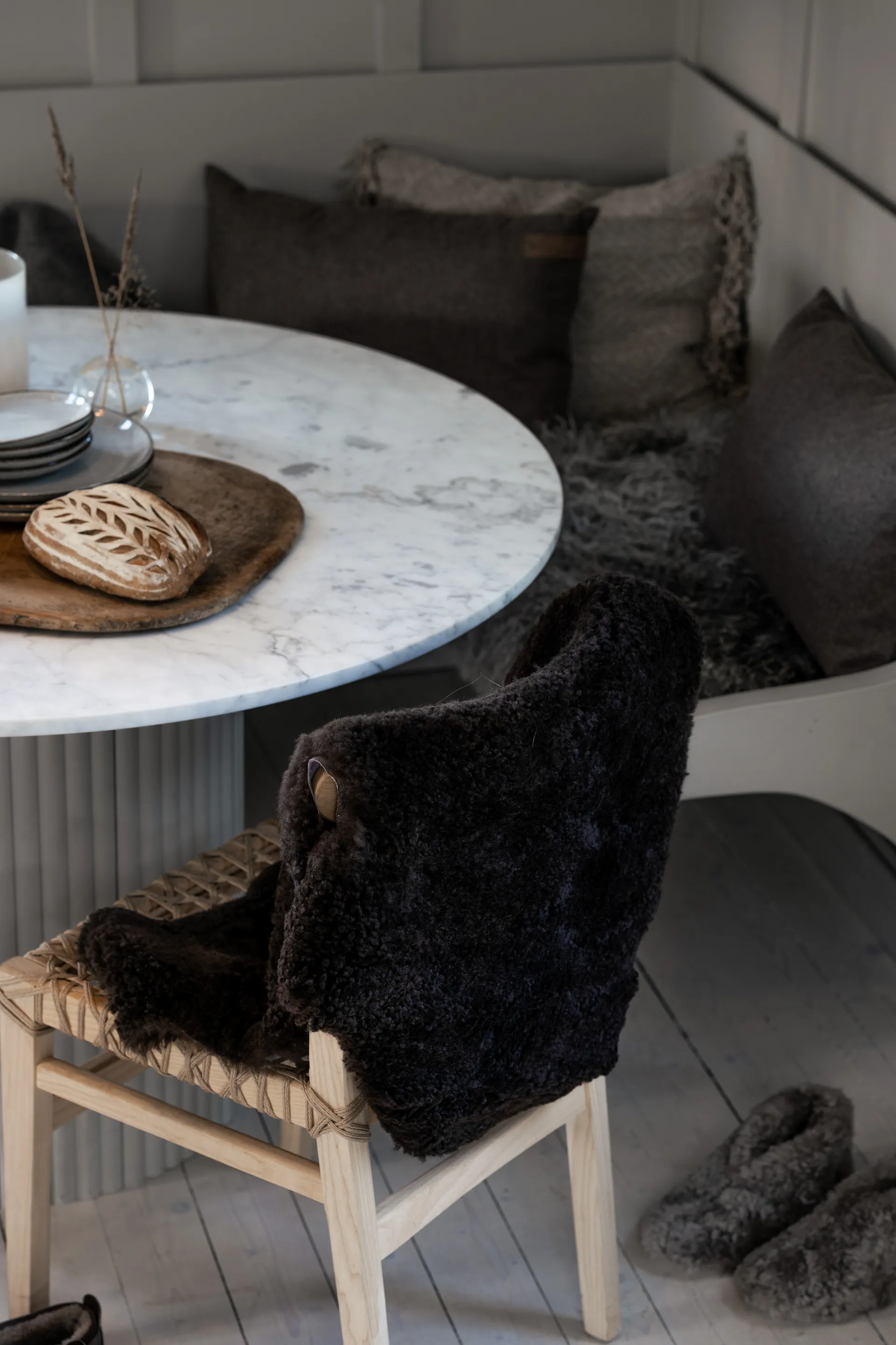 Shepherd μαλλί προβάτου Ella, σκούρο καφέ Shepherd of Sweden