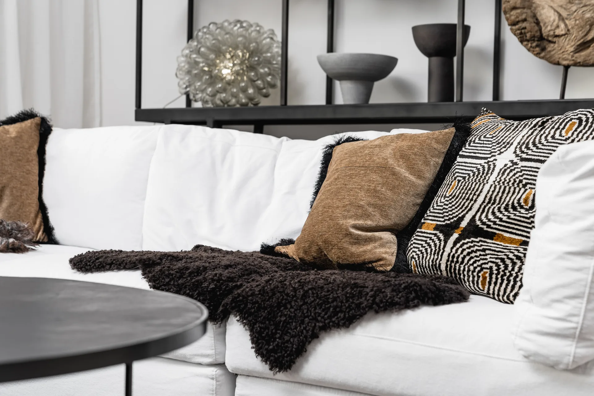 Shepherd μαλλί προβάτου Ella, σκούρο καφέ Shepherd of Sweden