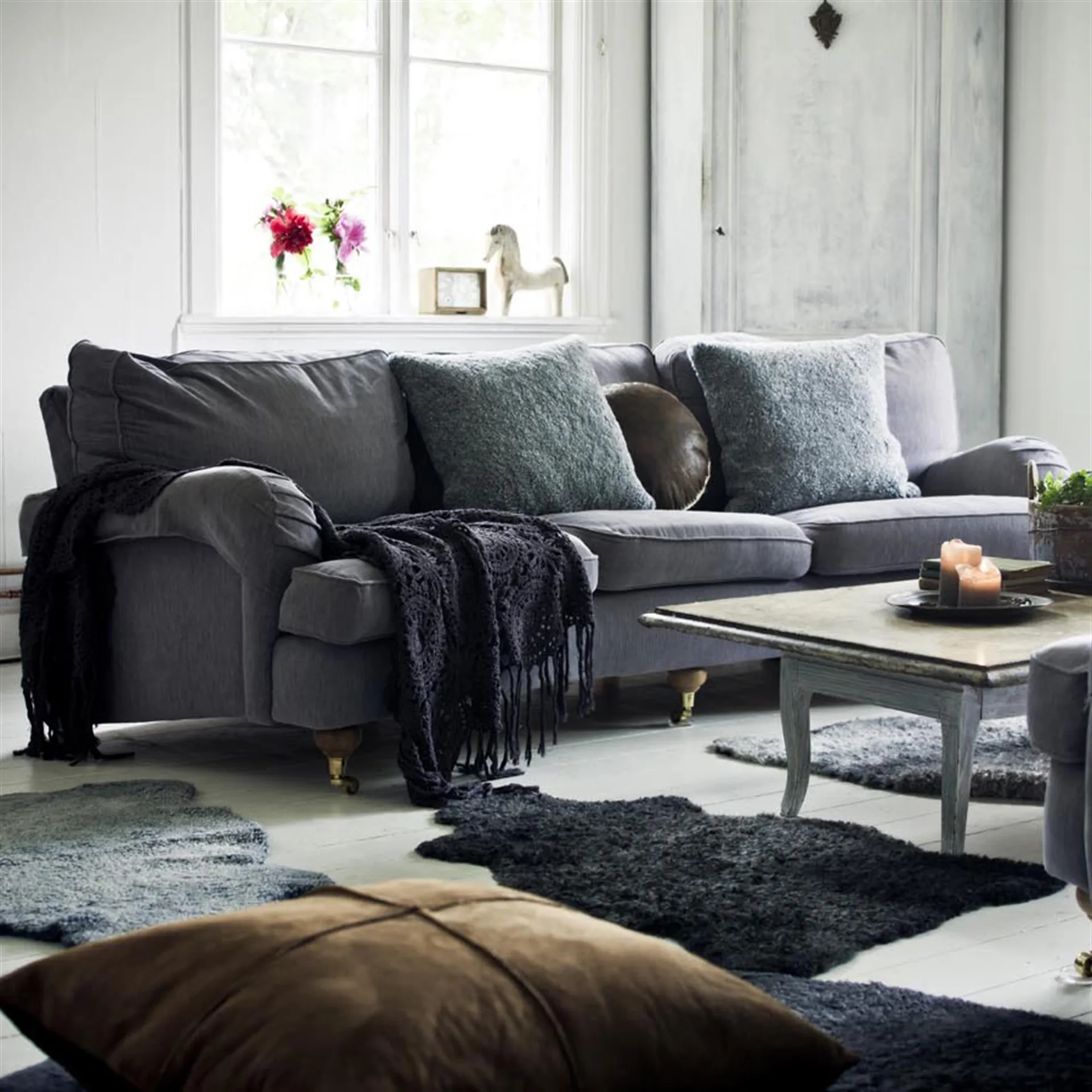 Shepherd μαλλί προβάτου Ella, μαύρο γραφίτη Shepherd of Sweden