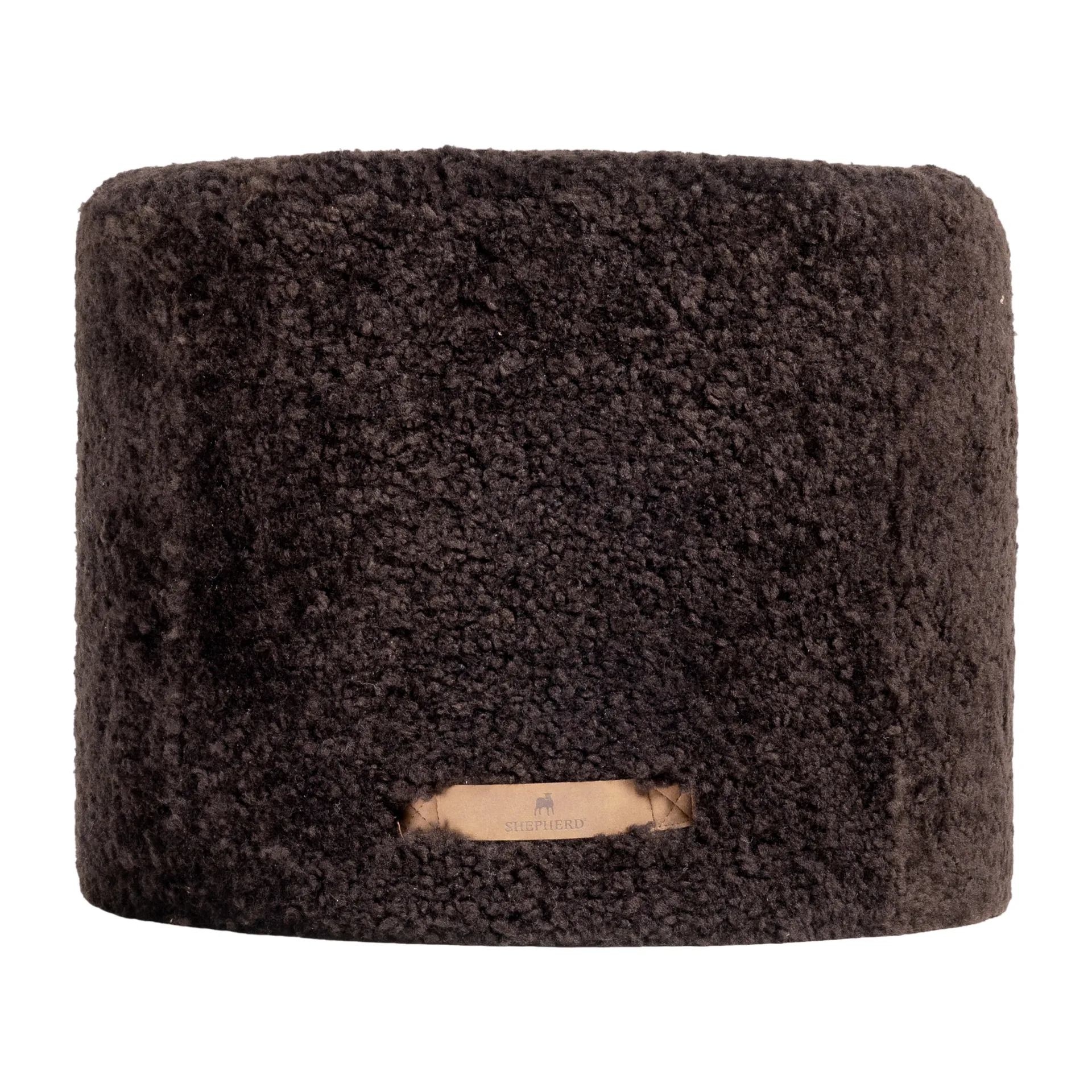 Shepherd πουφ Frida 50x40 cm, σκούρο καφέ Shepherd of Sweden