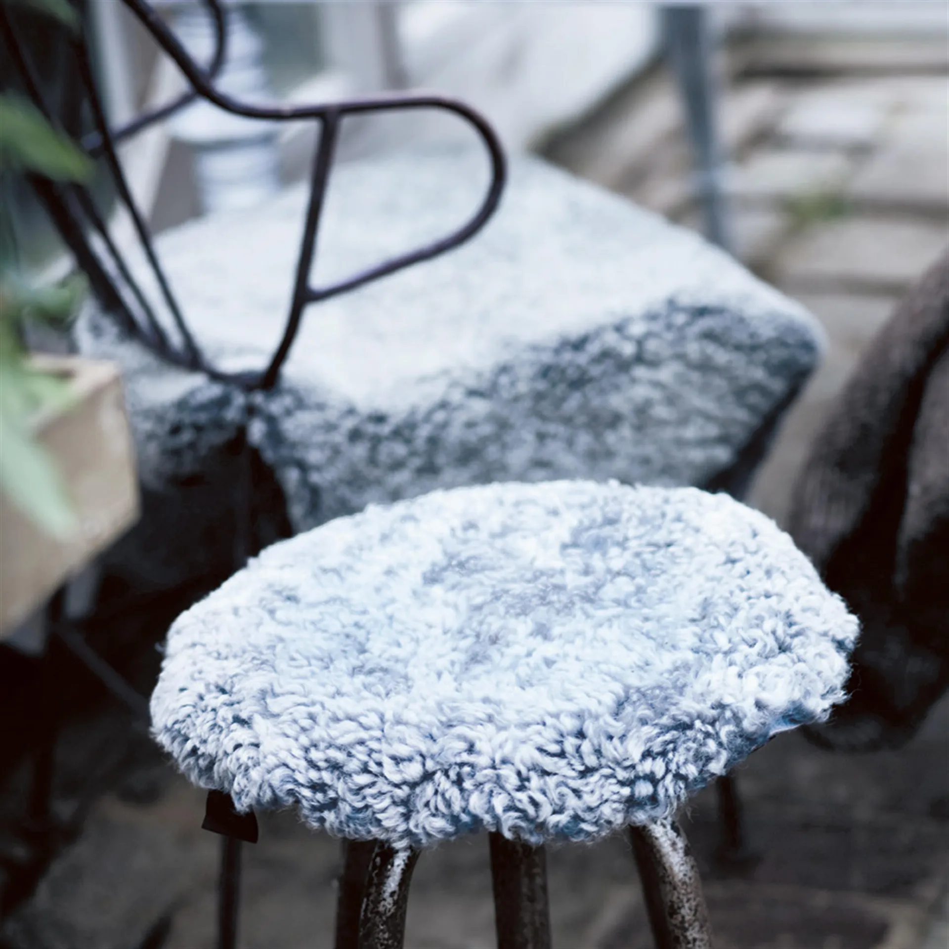 Shepherd κάλυμα καθίσματος Ida 38cm, γκρι γραφίτη Shepherd of Sweden