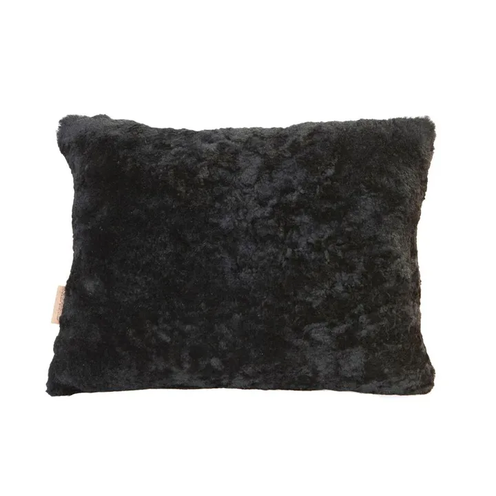 Shepherd Lina μαξιλάρι από προβιά προβάτου 40x30 εκ. - μαύρο - Shepherd of Sweden