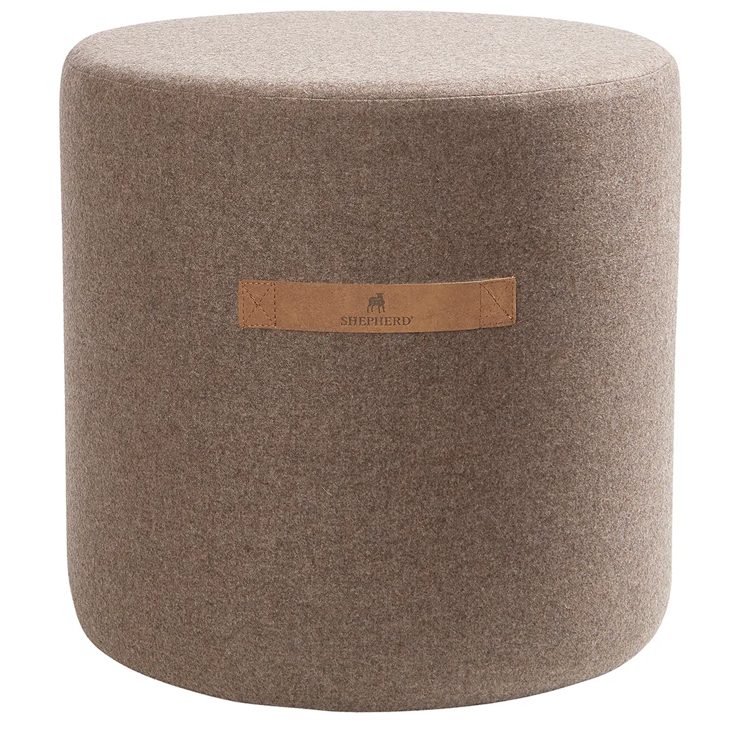 Shepherd κάθισμα pouf Sara 40 cm, Cappuccino Shepherd of Sweden