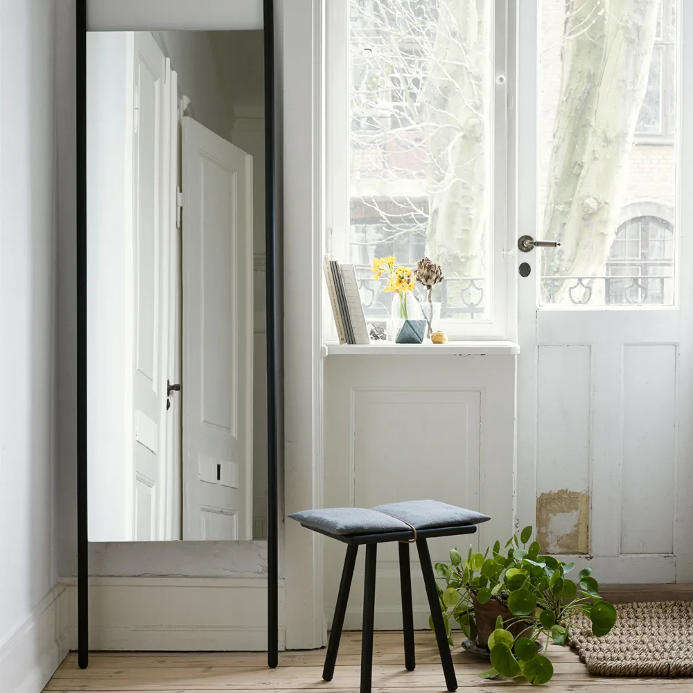 Georg σκαμπό, Λινό, δρυς ανεπεξέργαστη, συμπ. μαξιλάρι από λινάρι Skagerak